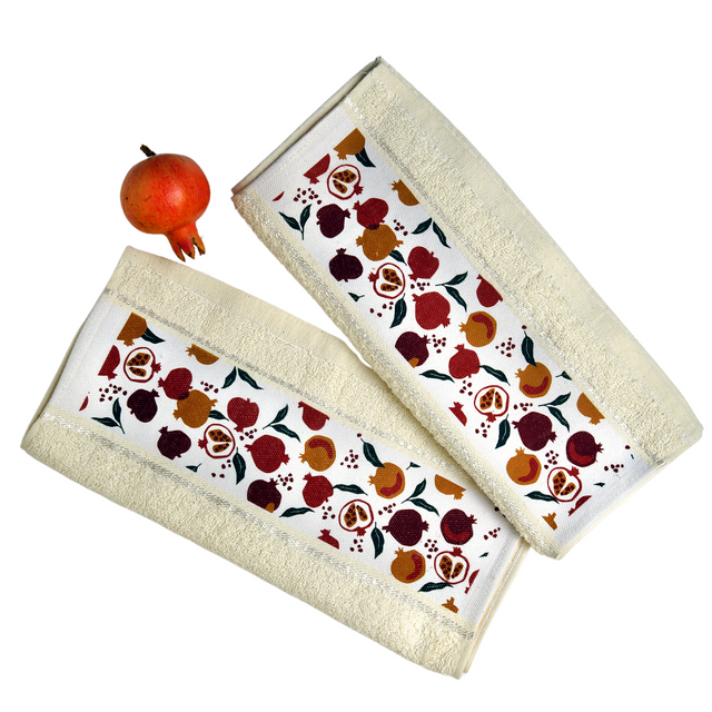Premium Pomegranate Hand Towel