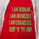 Invincible Woman-in-red Jewish Apron