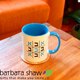 "Abba" /Daddy Grid Hebrew Coffee Mug (blue)