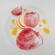 Apples and Bees Rosh Hashanah Jewish New Year Glass Plate