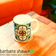 Aqua Flower Tile Coffee Mug