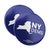 New York State Democratic Party (2.25" Mylar Button -- Pack Of Two!) New York State Democratic Party (2.25" Mylar Button -- Pack Of Two!)