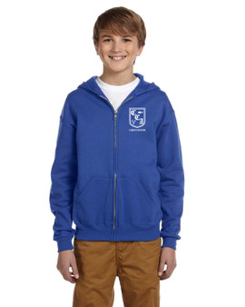 Youth Jerzee Zip - Crestmoor (Includes logo)