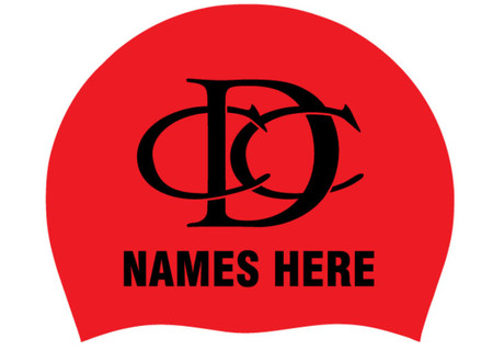 Red Silicone Cap - DCC WITH NAME 