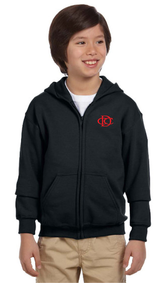 -- Youth Zip Hood - DCC (Includes logo)