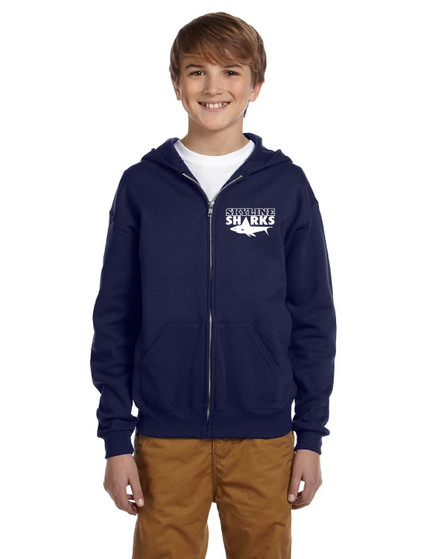 Youth Jerzee Zip - Skyline (Includes logo)