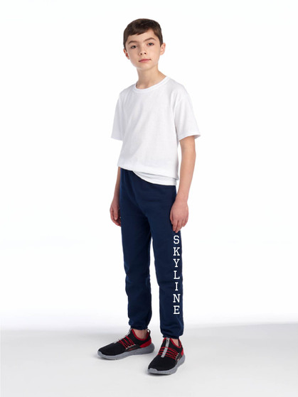 Closed Bottom Sweat Pant Youth - Skyline