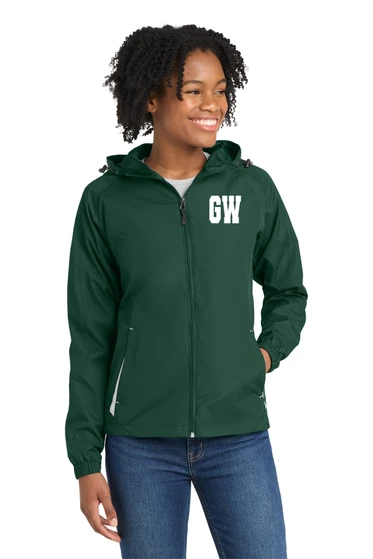 Women's  Colorblock Hooded Raglan Jacket - GWHS