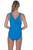 Penbrooke Krinkle 70005  Sea Blue Cross Back Maillot Back