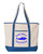 Q-Tees 34.6L Large Canvas Tote- Dam West