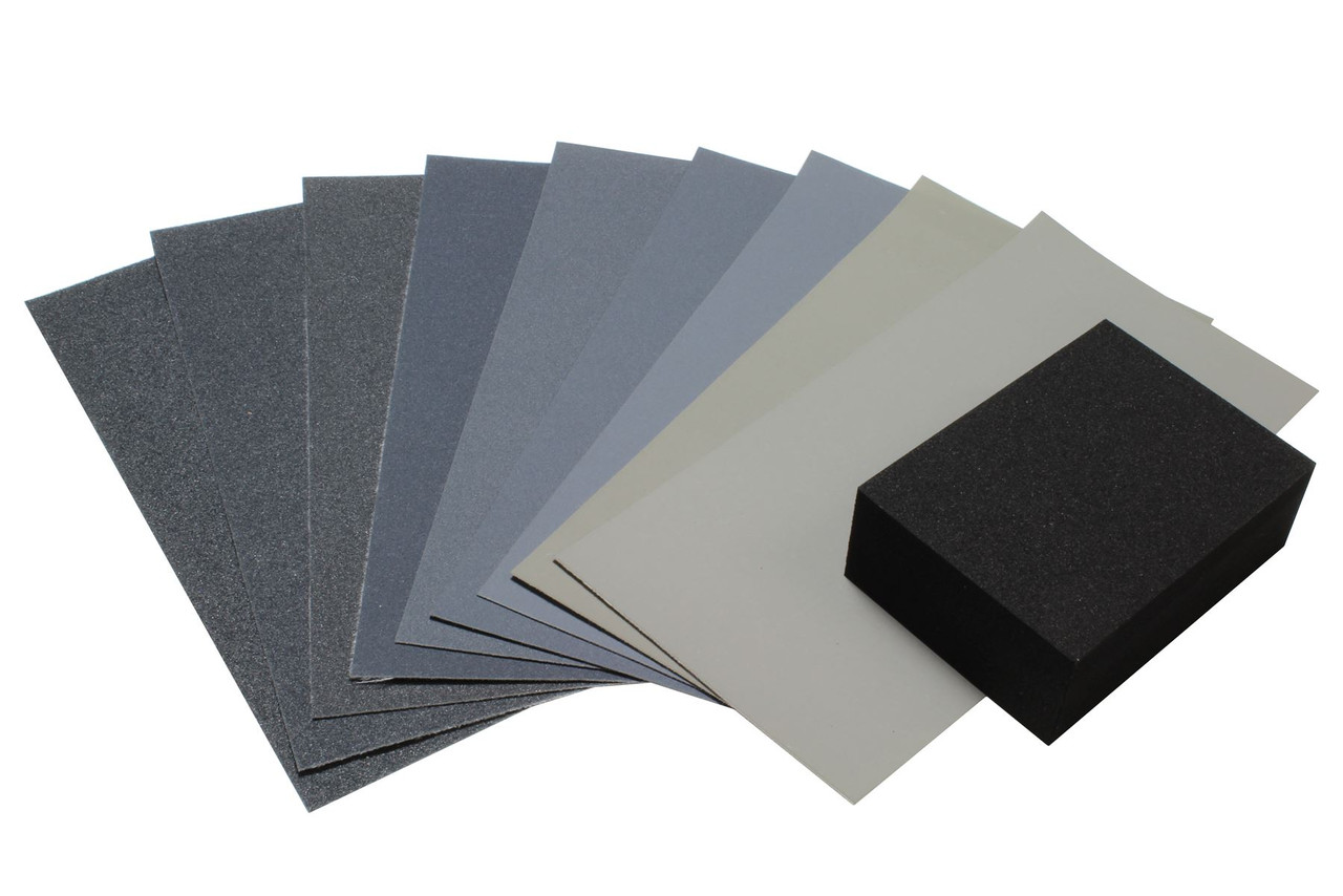 Micro-Mesh® Soft Sand Foam Backed Sheets - Micro Surface