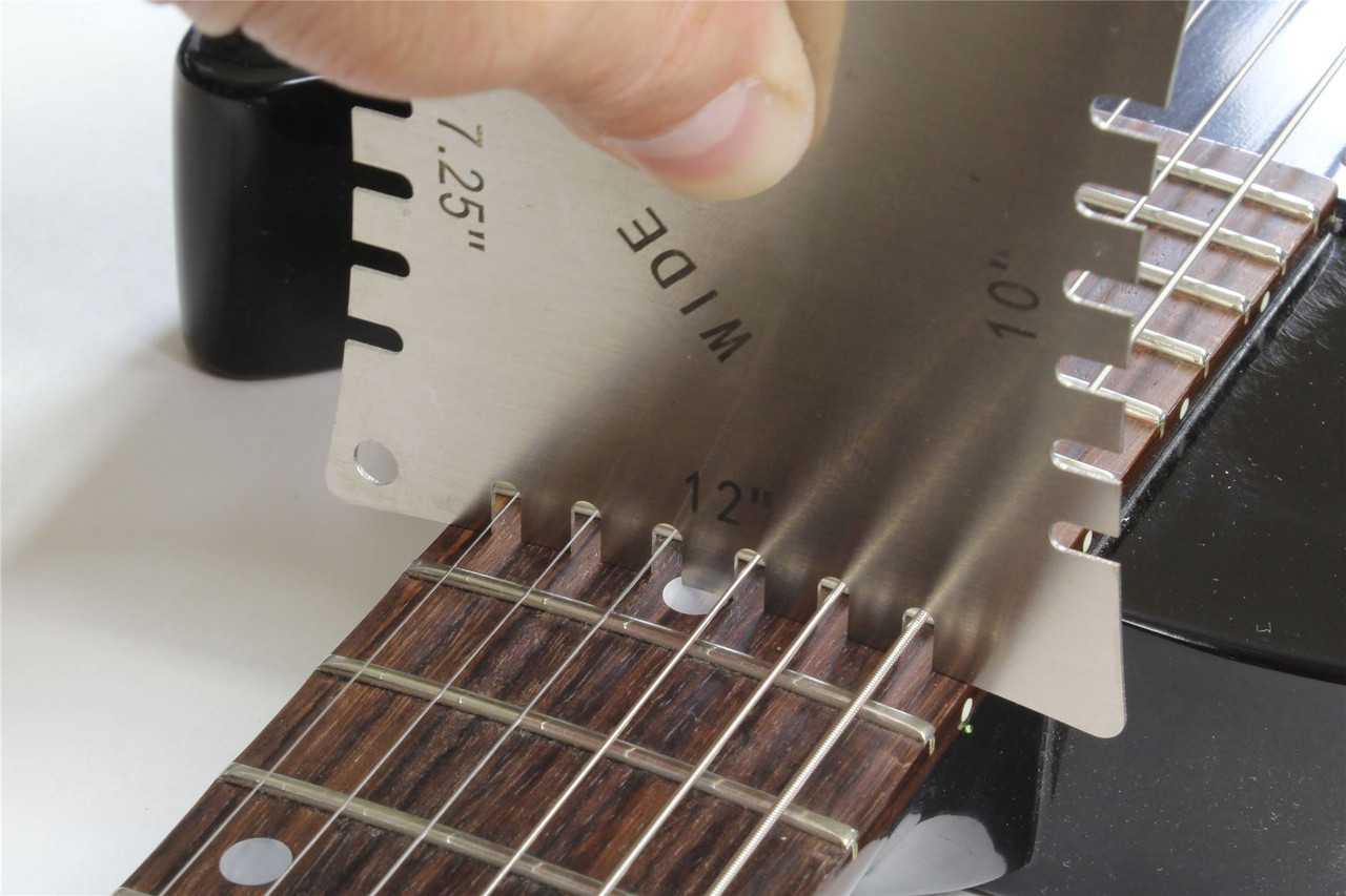 Notched Guitar Radius Gauges Set of 4 Philadelphia Luthier Tools