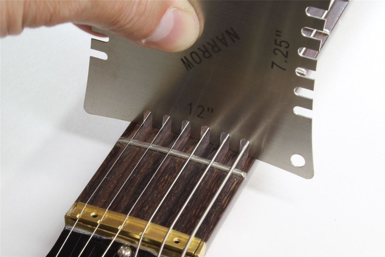 Guitar DIY – How to use radius gauges - Electric guitar lutherie