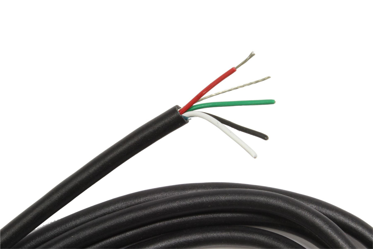 4-conductor Pickup Hookup Wire w/ shield - 5ft