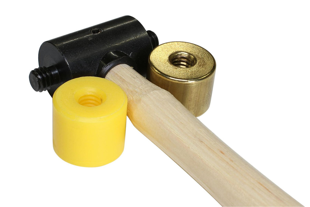 8.5 Brass Head Hammer  1/2 Dome & Flat Striking Surfaces - PH-28052 –  ToolUSA