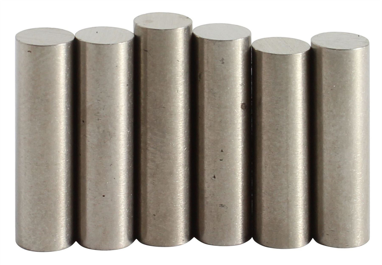 Alnico 5 Flat Top Rod Magnet Staggered Set .195