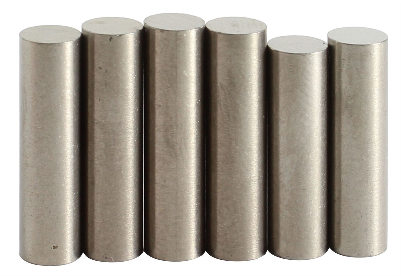 Alnico 5 Flat Top Rod Magnet Staggered Set .195