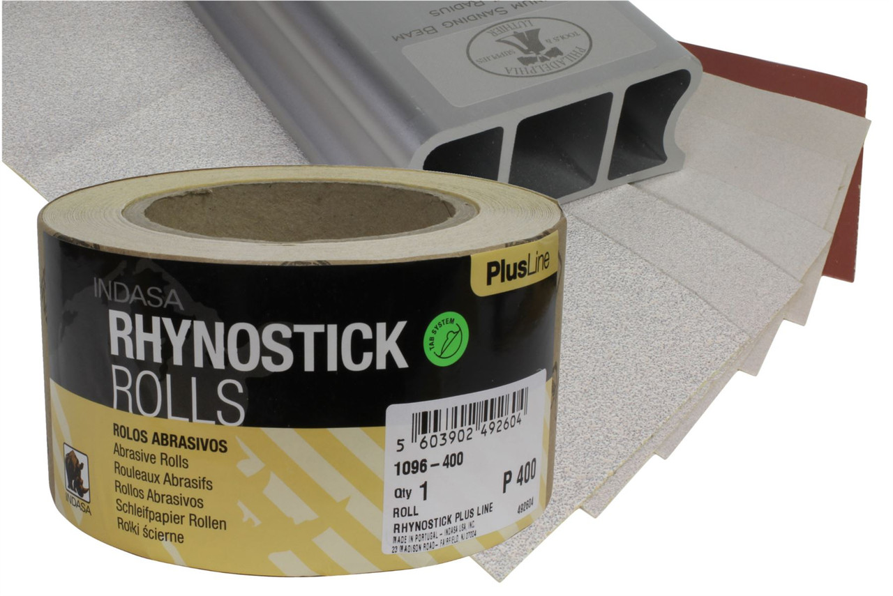 Indasa RhynoStick PSA Sandpaper 2.75" x 27.2 yds ROLL for radius blocks