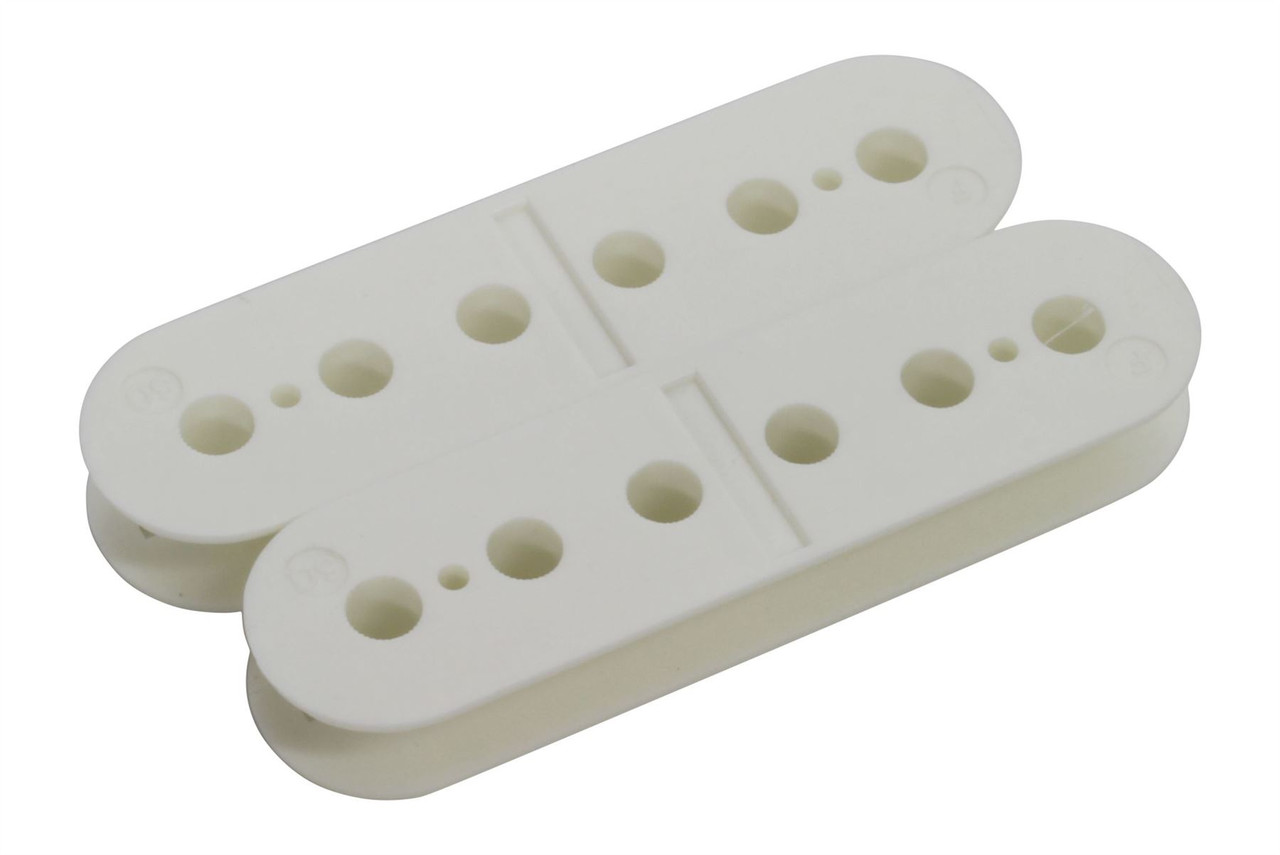 10 Bobine Per Pickup Humbucker Lato Slug – Bianco Invecchiato, Passo 50mm, ABS, Da Philadelphia Luthier