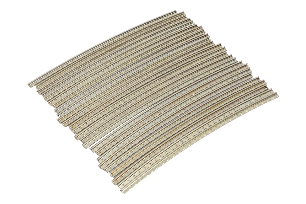 Pre-Cut Medium Tall Fret Wire, Nickel Silver, 24 Pack For Guitar & Bass Refretting