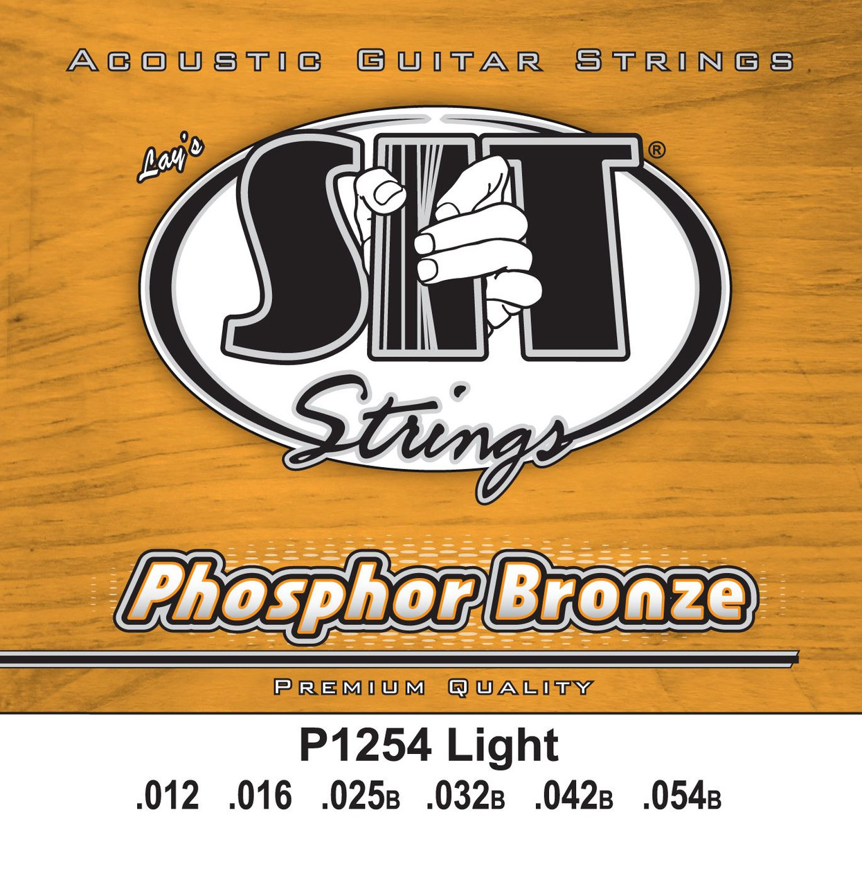 S.I.T. Strings P1254 - Phosphor Bronze Acoustic Strings Light (12