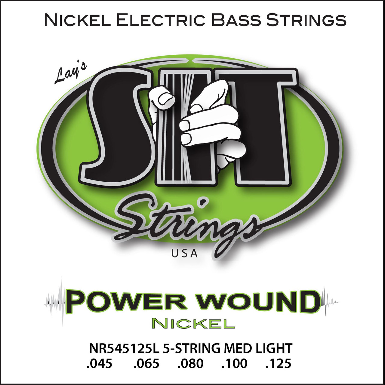 S.I.T. Strings NR545105L - Power Wound 5 String Bass Nickel Light