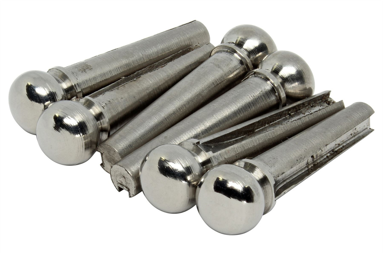 64 Titanium Bridge Pins アコースティックギターシルバー Titanium Acoustic Bridge Pins - .203