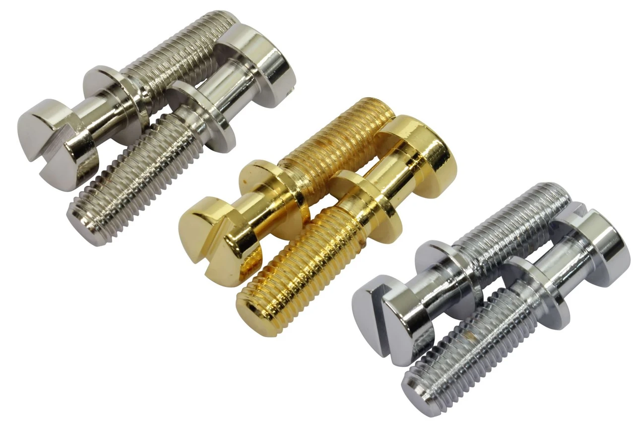 Gotoh 'Stop' Tailpiece For Solid Body Guitars – Gold, US 5/16-24 Studs, Height Adjustable