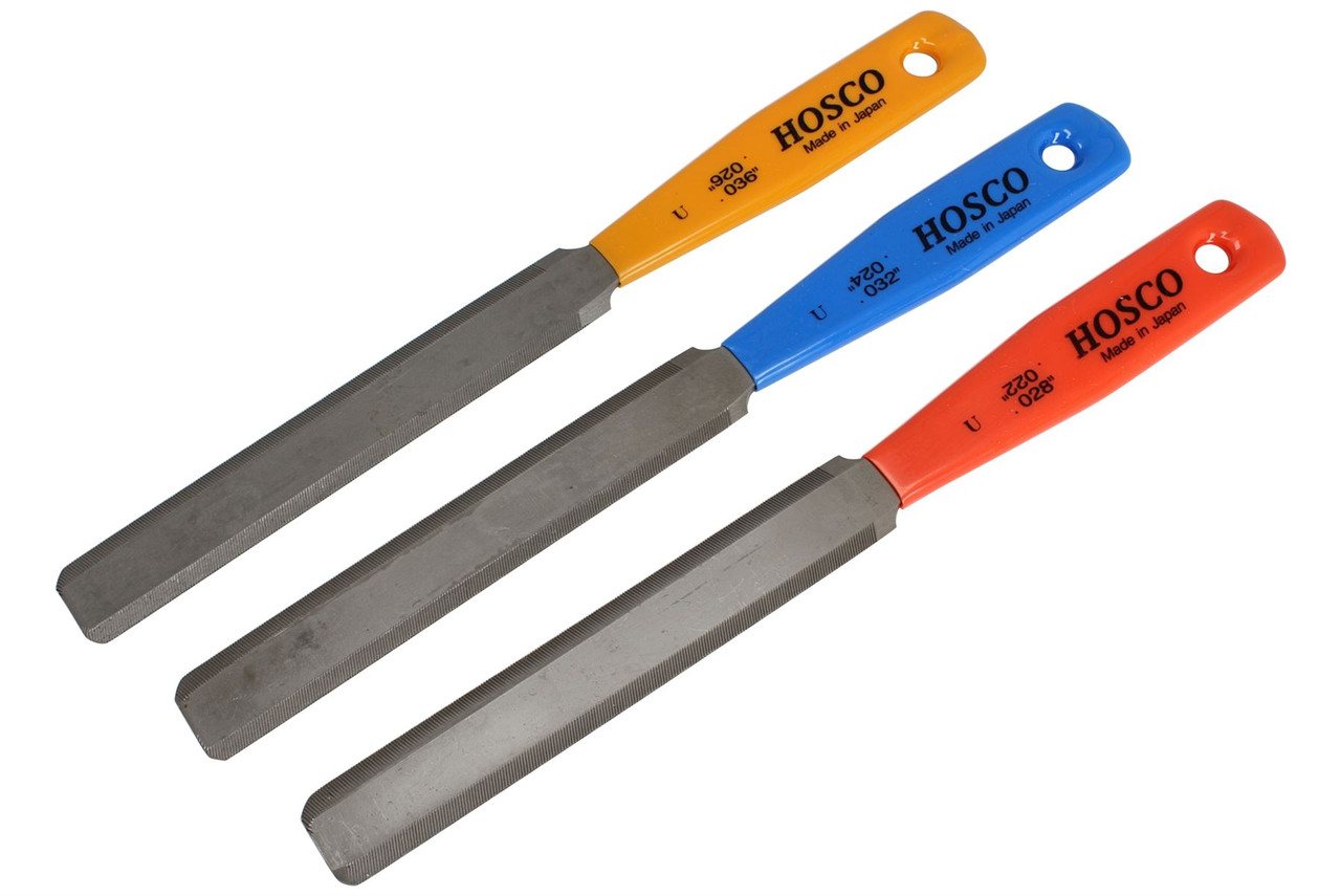 Ukulele Nut File Set, 3 files - Philadelphia Luthier Tools