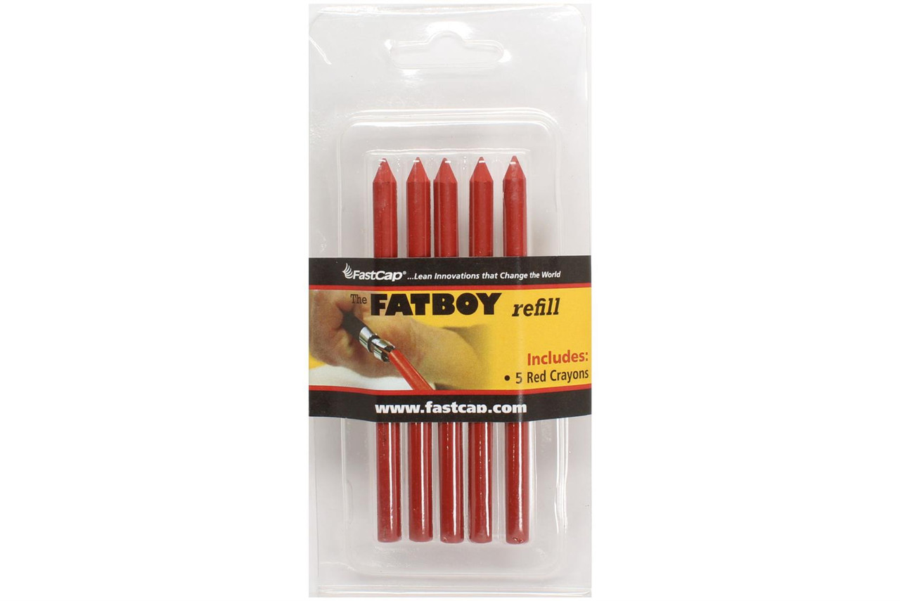 FastCap FatBoy Pencil Red Crayon Refill - Philadelphia Luthier