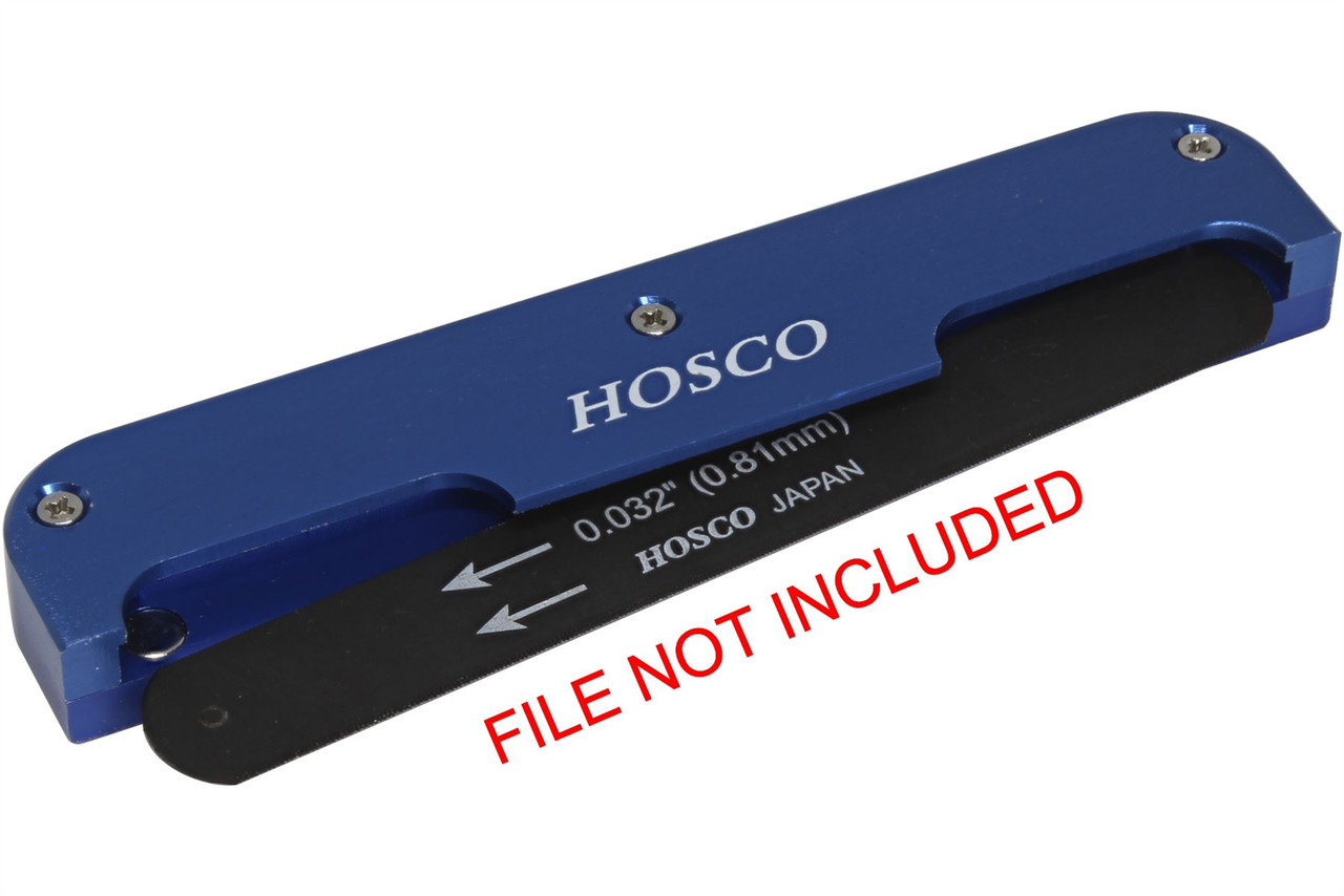 Hosco Compact Nut File Holder - Aluminum - Philadelphia Luthier