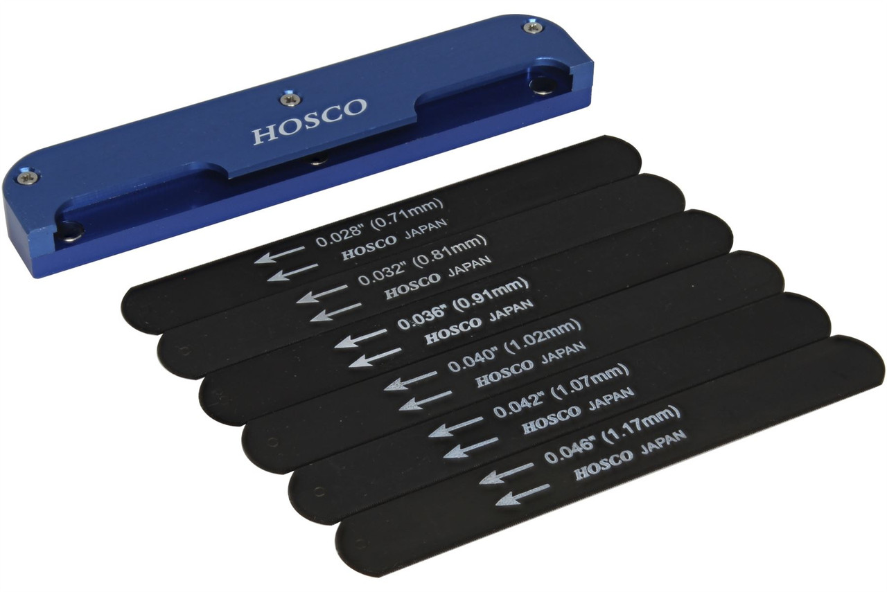Hosco Compact Black Classical Guitar Nut File Set w/ Aluminum
