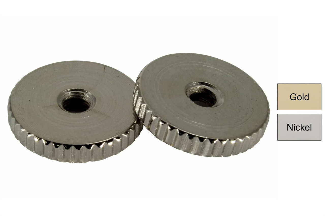 ABR-1 Bridge Thumbwheels with coarse knurling - Steel