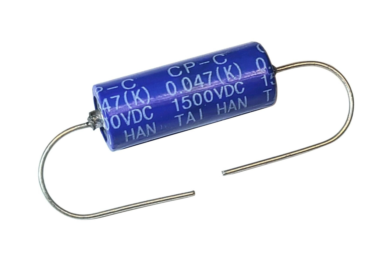 Paper in Oil PIO Blue Jacket Capacitors for guitar .047mfd