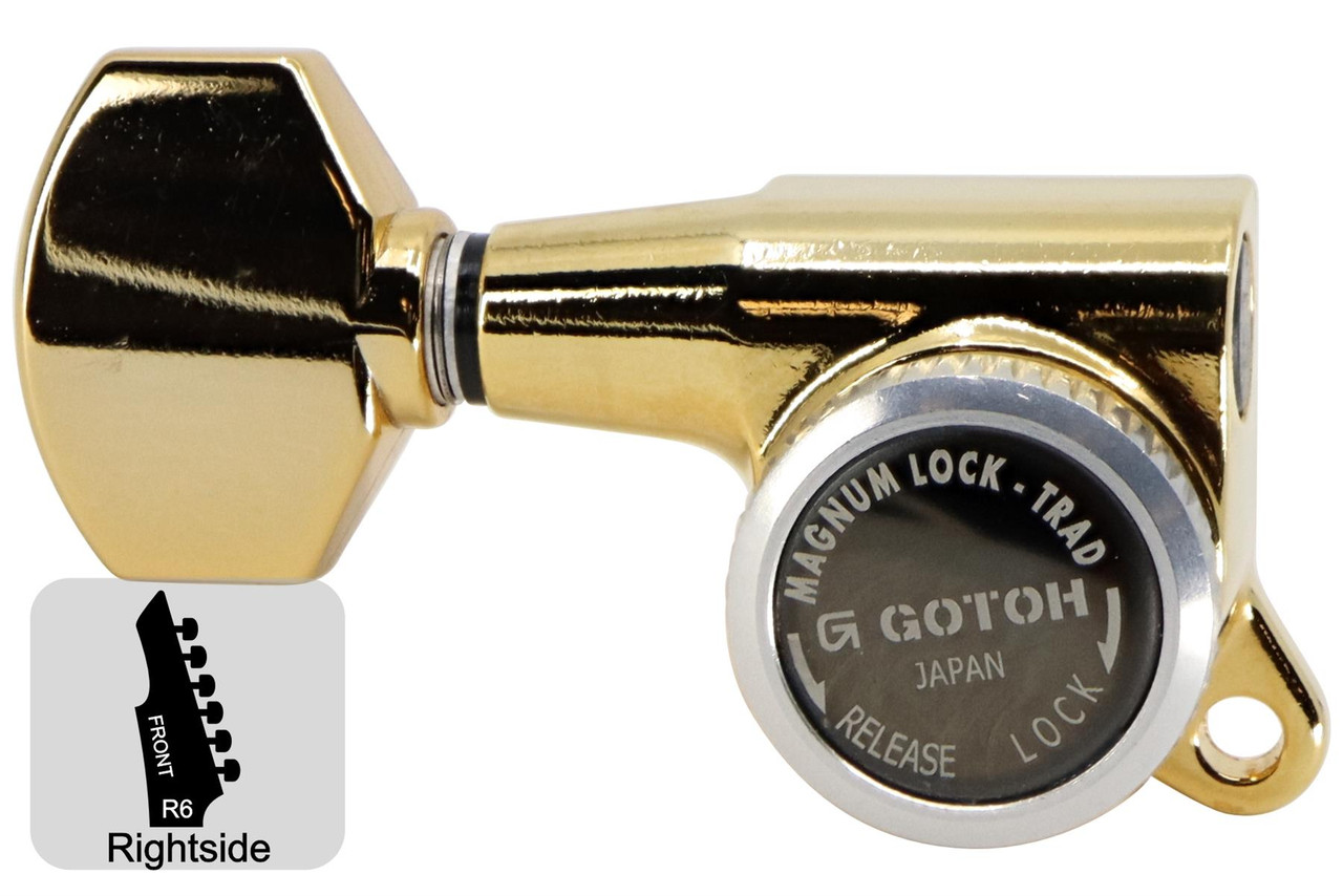GOTOH SG381-07-MGT Locking Tuning Machine w/ Small Knobs - Pre