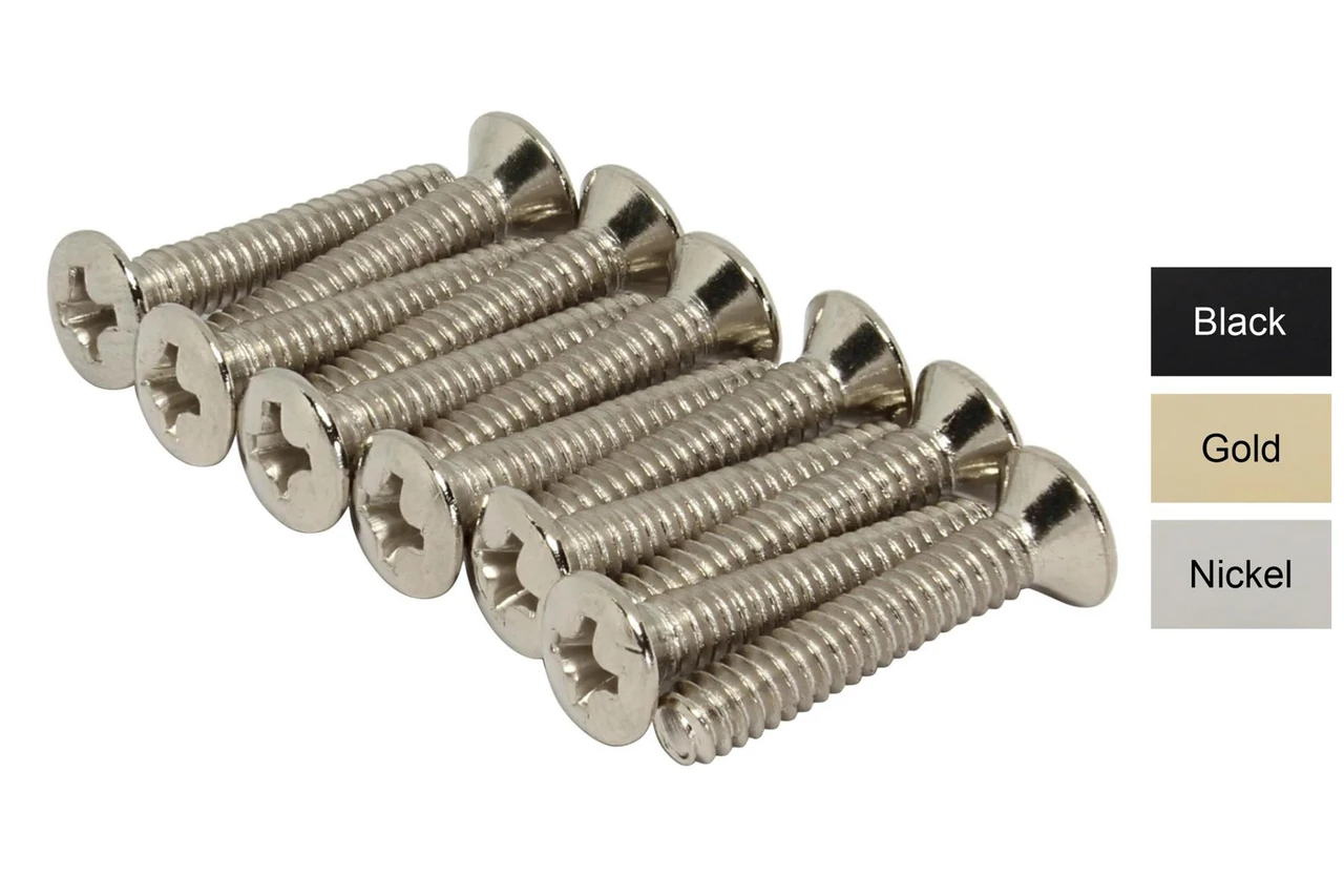 20* viti interruttore selettore pick-up in acciaio inox #6-32 per