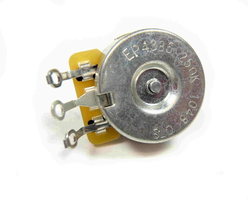 CTS 250K Audio Short Split Shaft US Fine Spline Potentiometer