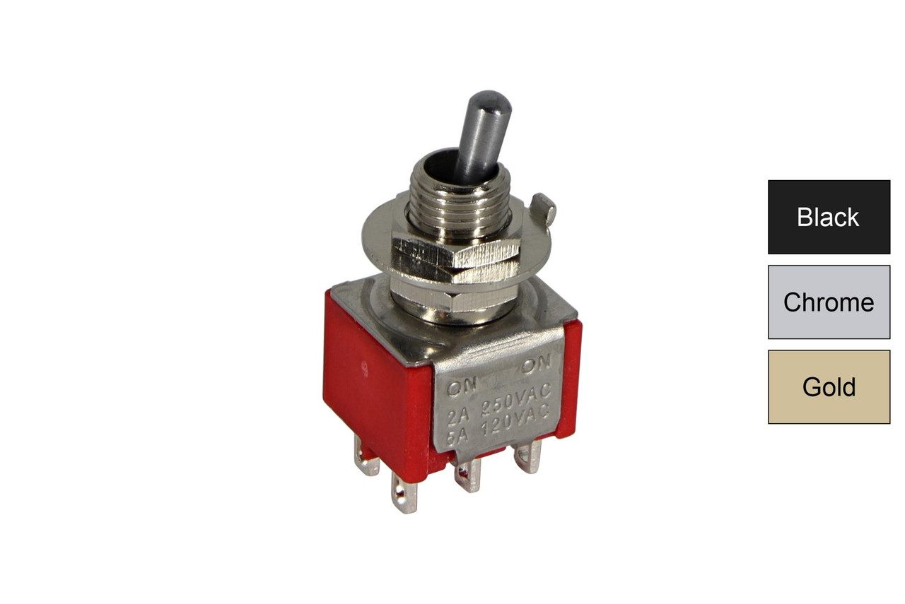 Mini Short Round Lever Toggle Switch 2-way On-On - Philadelphia