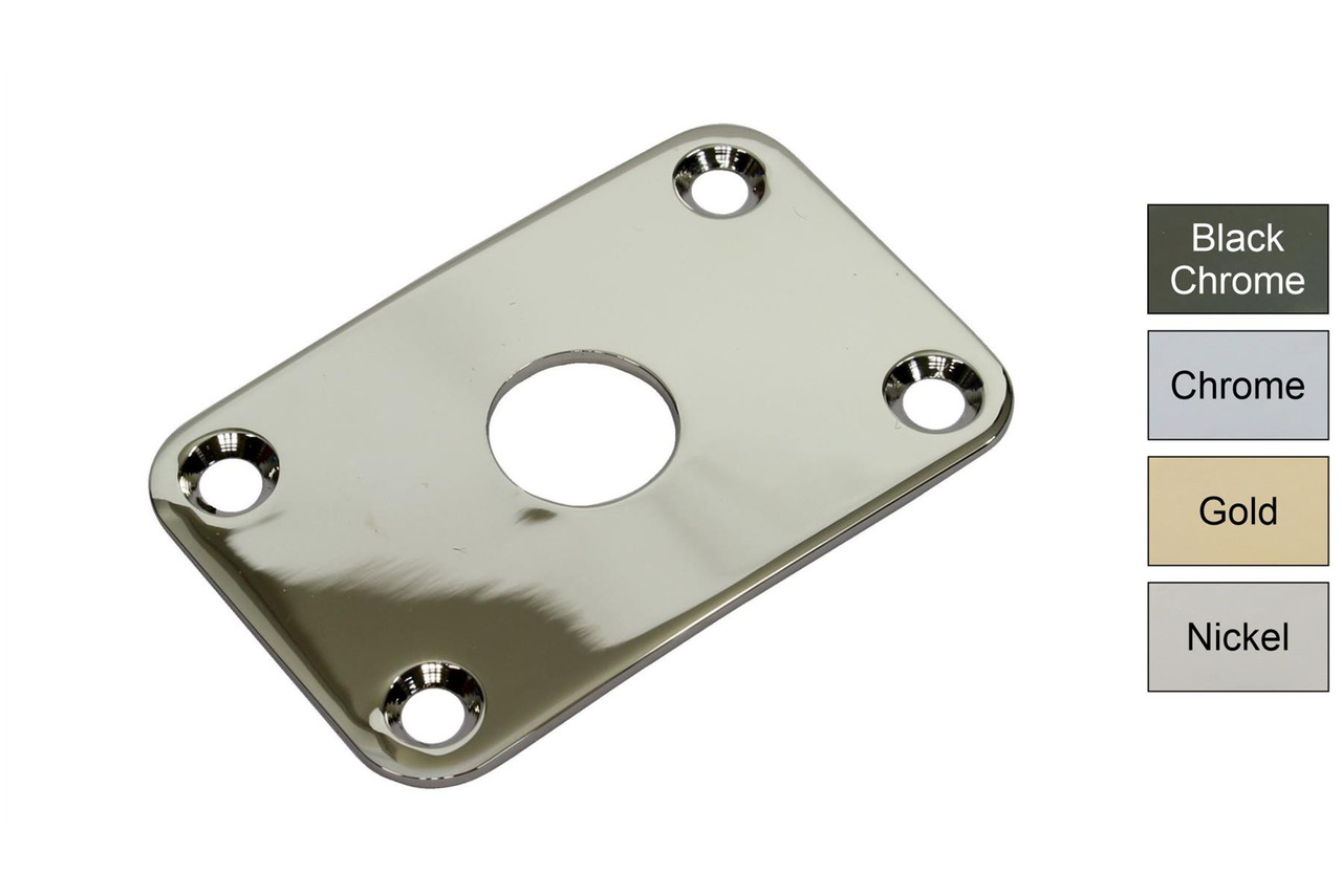 Curved Retangular Metal Jackplate - Philadelphia Luthier Tools