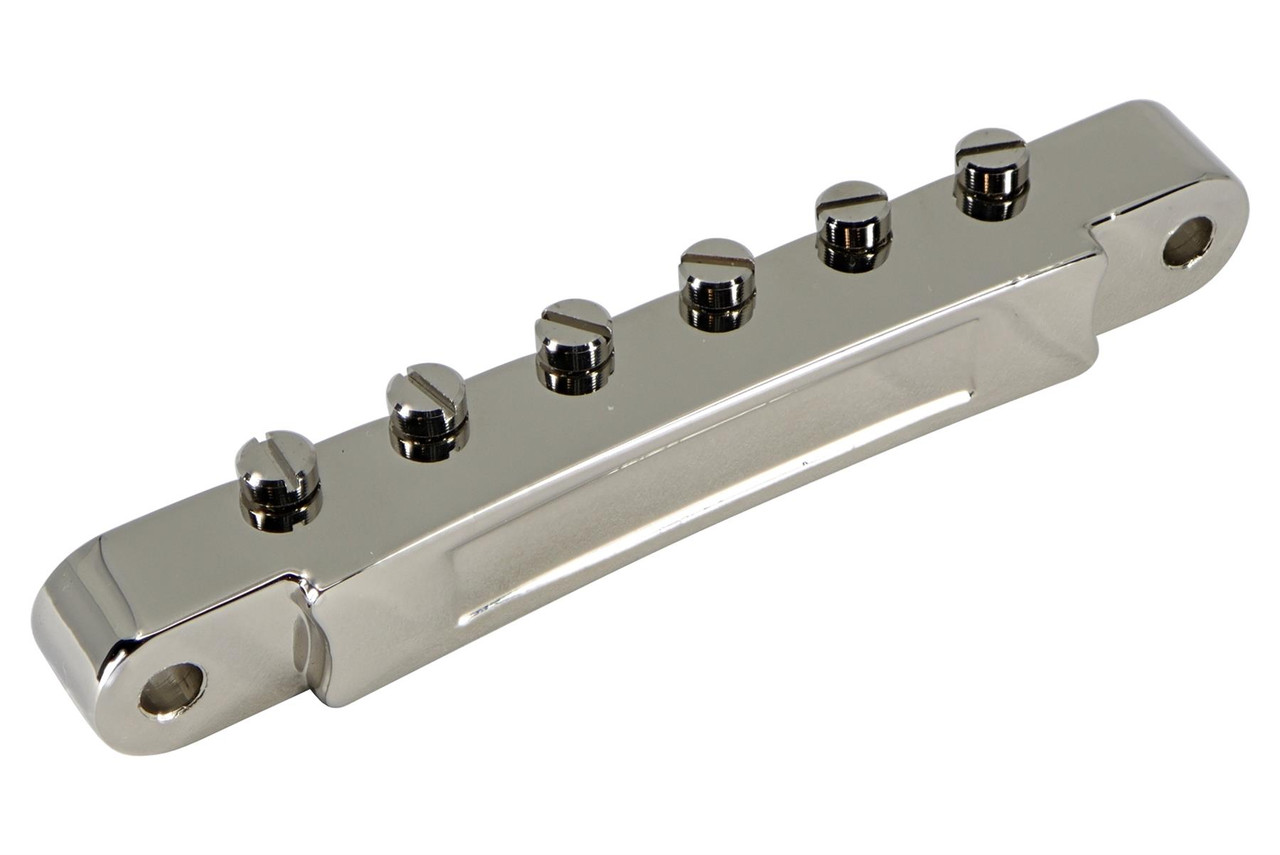 USA ABR-1 Tune-o-Matic Bridge w/ nylon saddles - Nickel - BRIDGE
