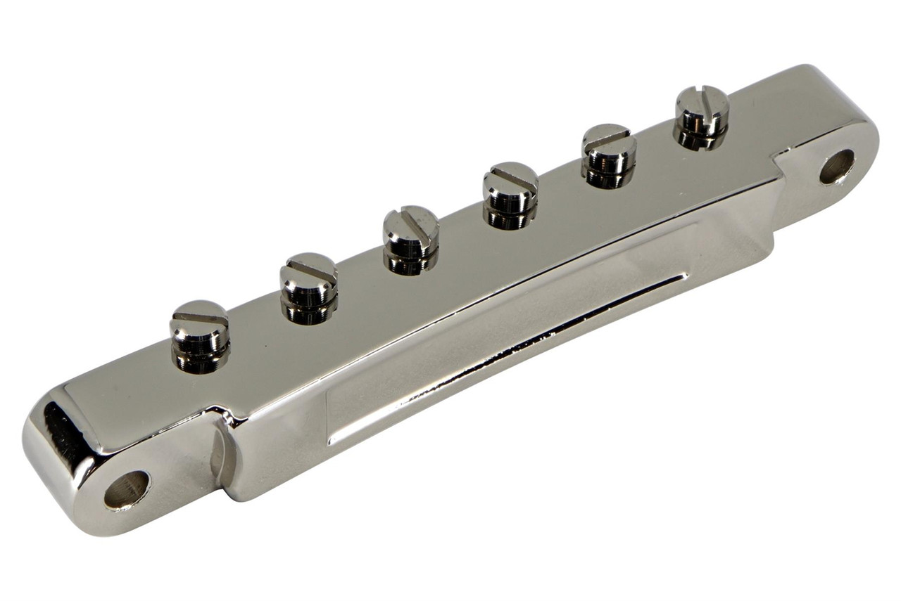 ABR-1 Bridge Tune O Matic ブリッジ TUSQ サドル USA ABR-1 Tune-o-Matic Bridge w/ hard white abs saddles