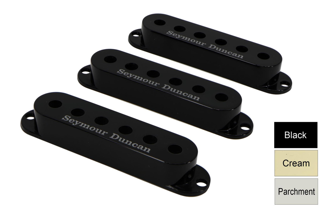 Seymour Duncan S-Cover SD Logo Single Coil Pickup Cover 3 pack