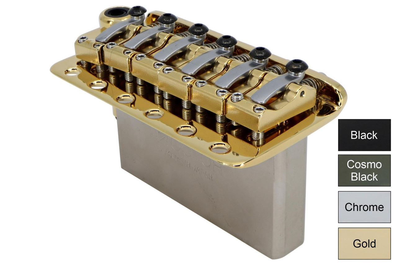 GOTOH 510TS-LS2 Locking Saddle Traditional 6-point Tremolo Bridge