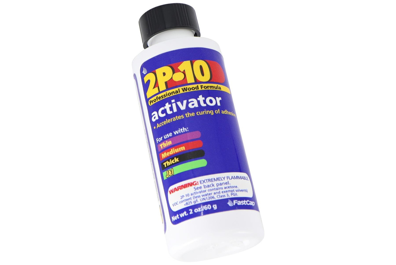 FastCap 2P-10 Cyanoacrylate SuperGlue Activator 2oz - Philadelphia Luthier  Tools & Supplies, LLC