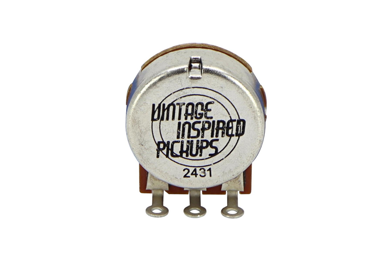 Vintage Inspired VIPots 280K, Audio Taper, Short Split Shaft