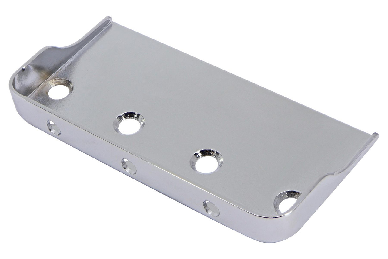 Half Tele - style Bridge Plate w/ cut sides - no saddles