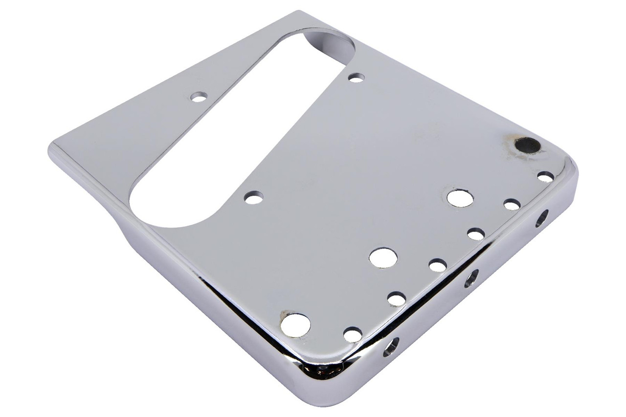 Vintage Tele - style Bridge Plate w/ cut treble side