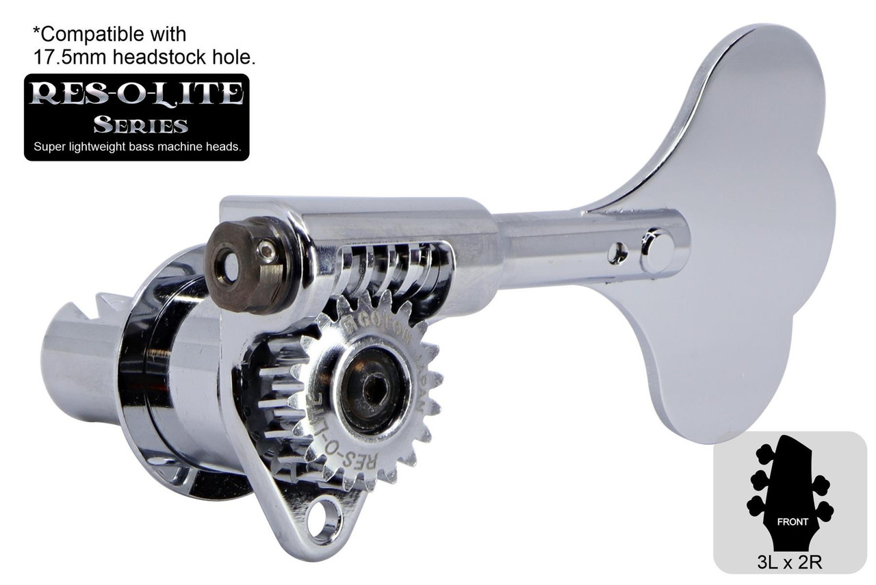 GOTOH GRL510C-12 Res-o-Lite Open Gear Bass Tuner Clover