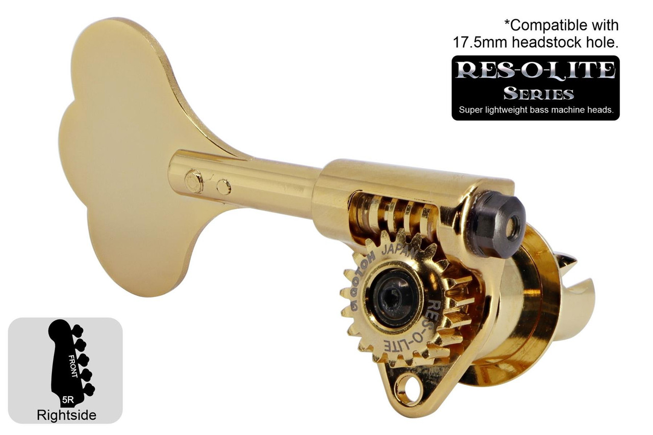 GOTOH GRL510C-12 Res-o-Lite Open Gear Bass Tuner Clover