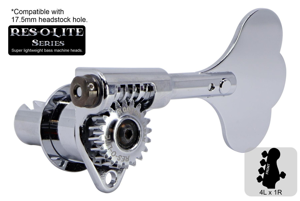 GOTOH GRL510C-12 Res-o-Lite Open Gear Bass Tuner Clover